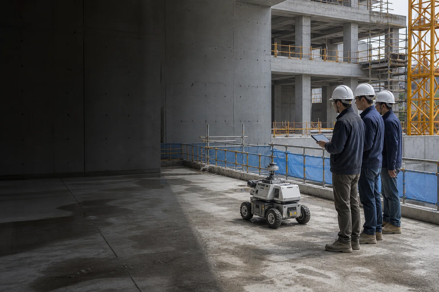 Preparing a Technical Visit Route for Construction Robotics
